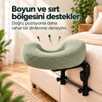 Iscomfy açık U yüz yastığı, yatak kenarında